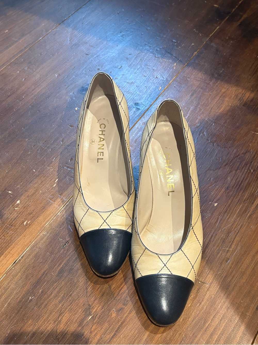 CHANEL Quilted Leather Heels